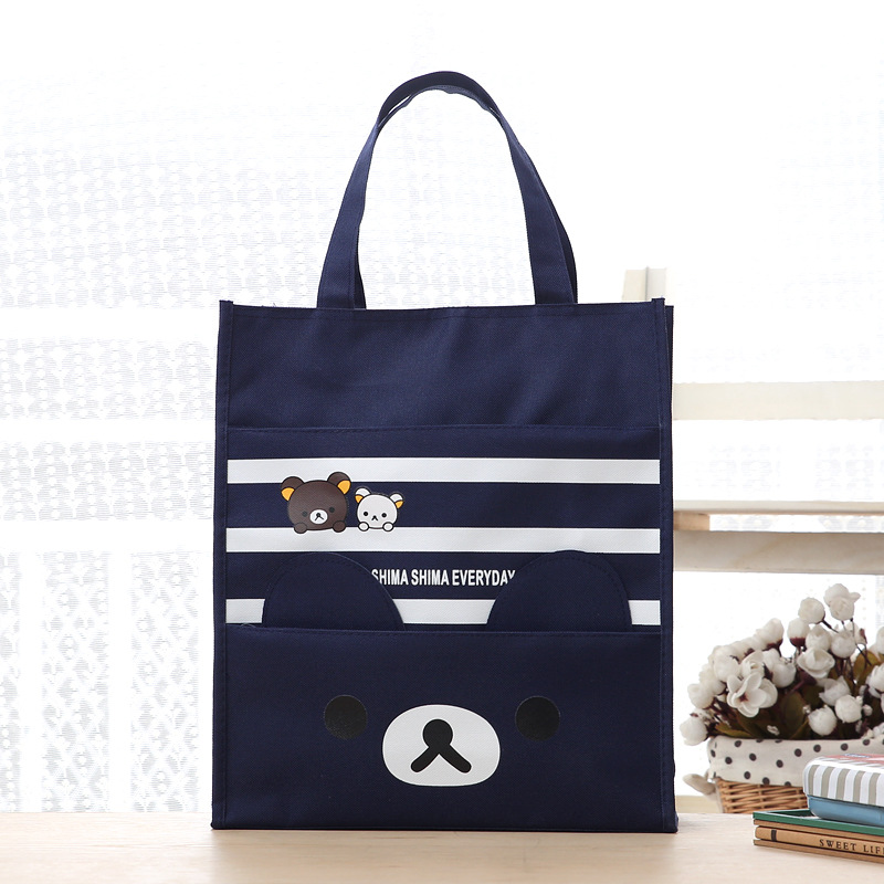 Shopper Tote Canvas - Bolsa térmica portátil à prova d'água,