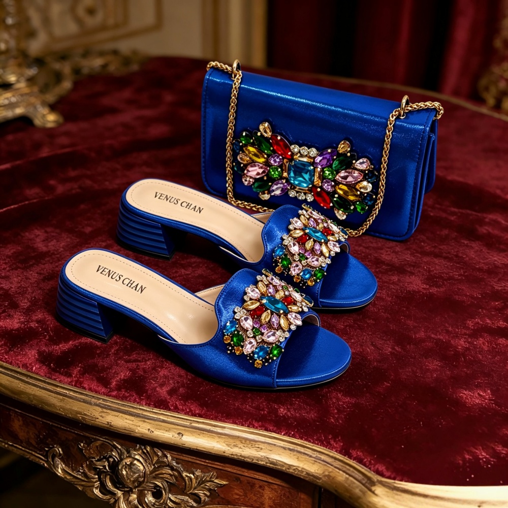Women Bags For Wedding - Sapatos de Salto Alto Peep Toe
