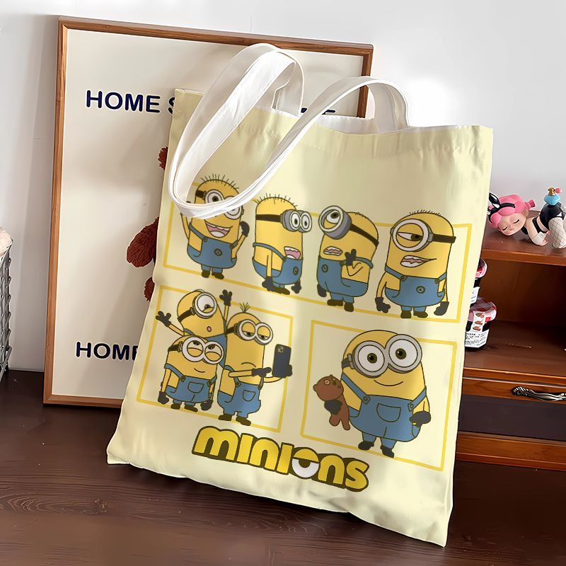 Shopper Tote Canvas - Bolsa de lona fofa com estampa