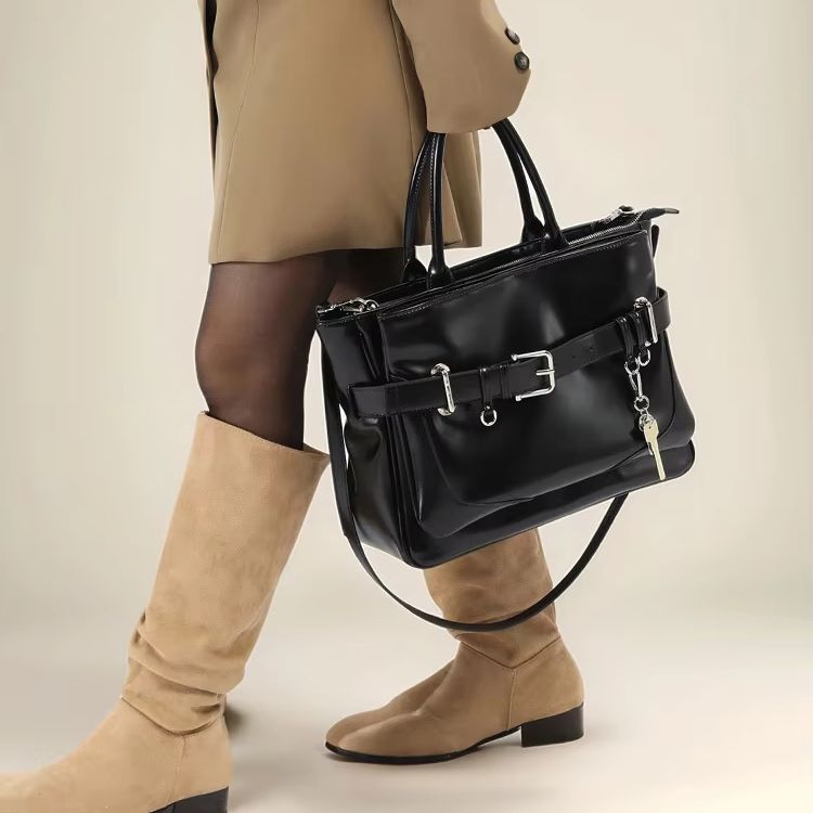 Women Bags Leather - Bolsa de Ombro Casual de Grande