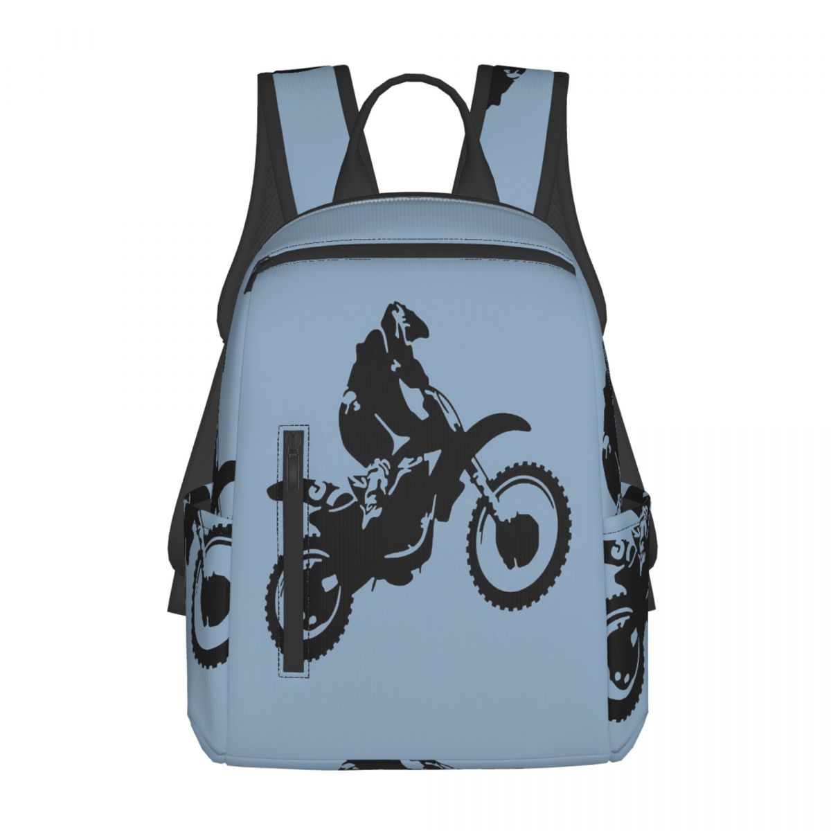 Women Bags Vector - Mochila Moto X Dirt Bike Monotone