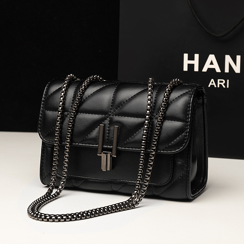 Women Bags Ysl - Bolsa quadrada clássica acolchoada com detalhes,