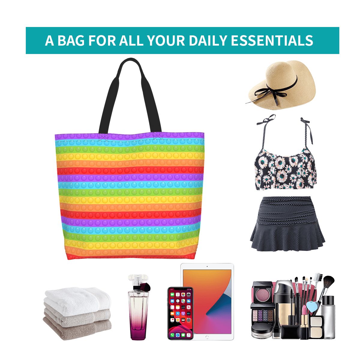 Women Bags Vector - Bolsa de compras premium com padrão