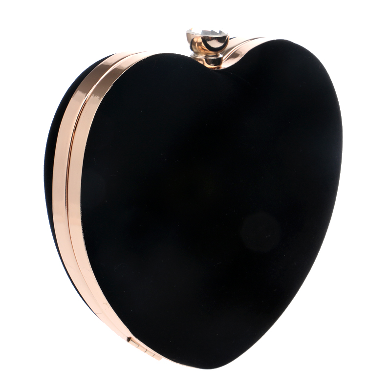 Embreagem de coração vermelho  - Women Bags Gold avaliação e preço