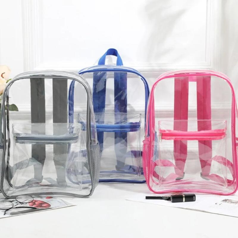 Mochila Transparente de PVC pa - Women Bags Daily Use avaliação e preço