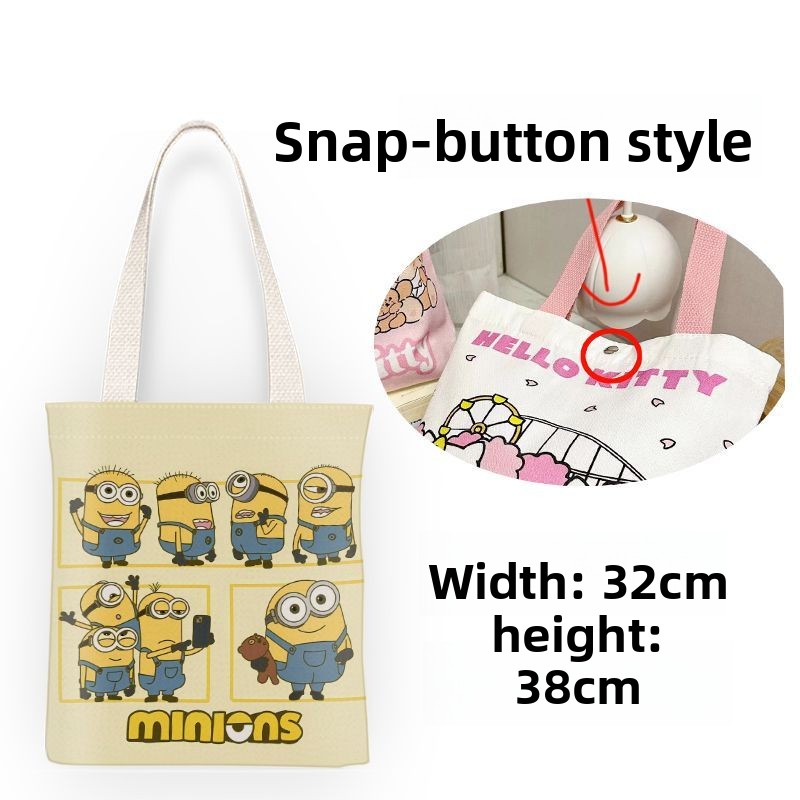 Bolsa de lona fofa com estampa - Shopper Tote Canvas avaliação e preço