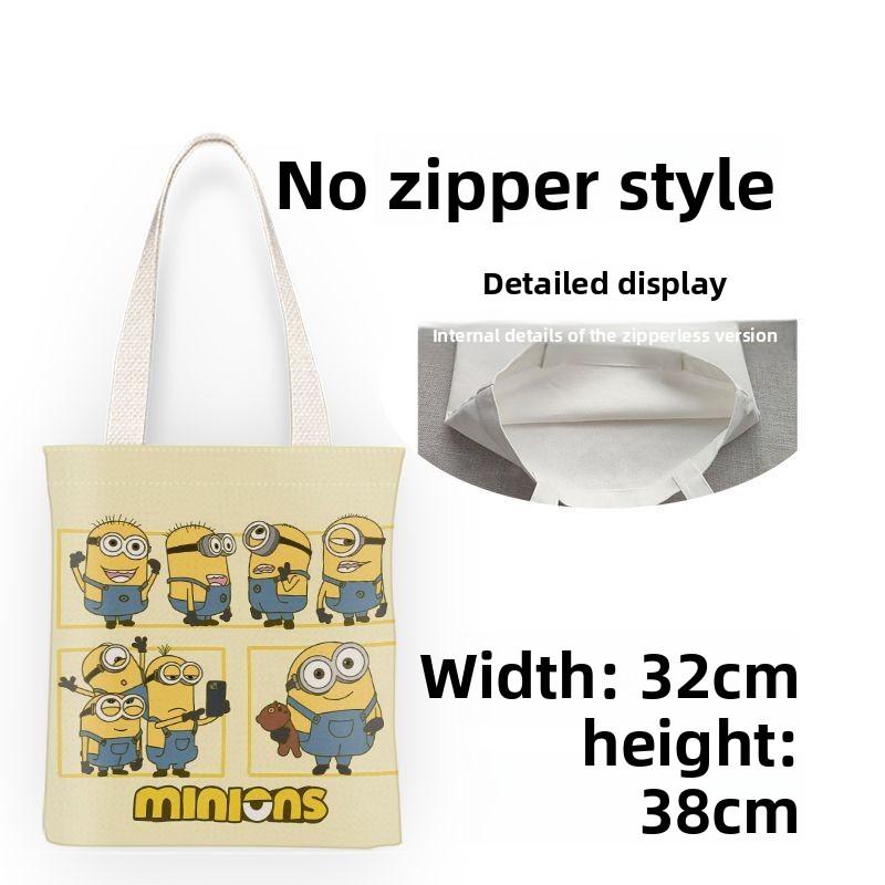 Bolsa de lona fofa com estampa - Shopper Tote Canvas avaliação e preço