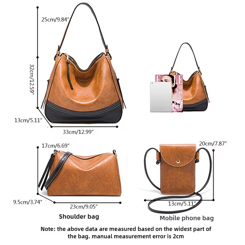 Conjunto de Bolsas Femininas - - Phone Bag Crossbody avaliação e preço