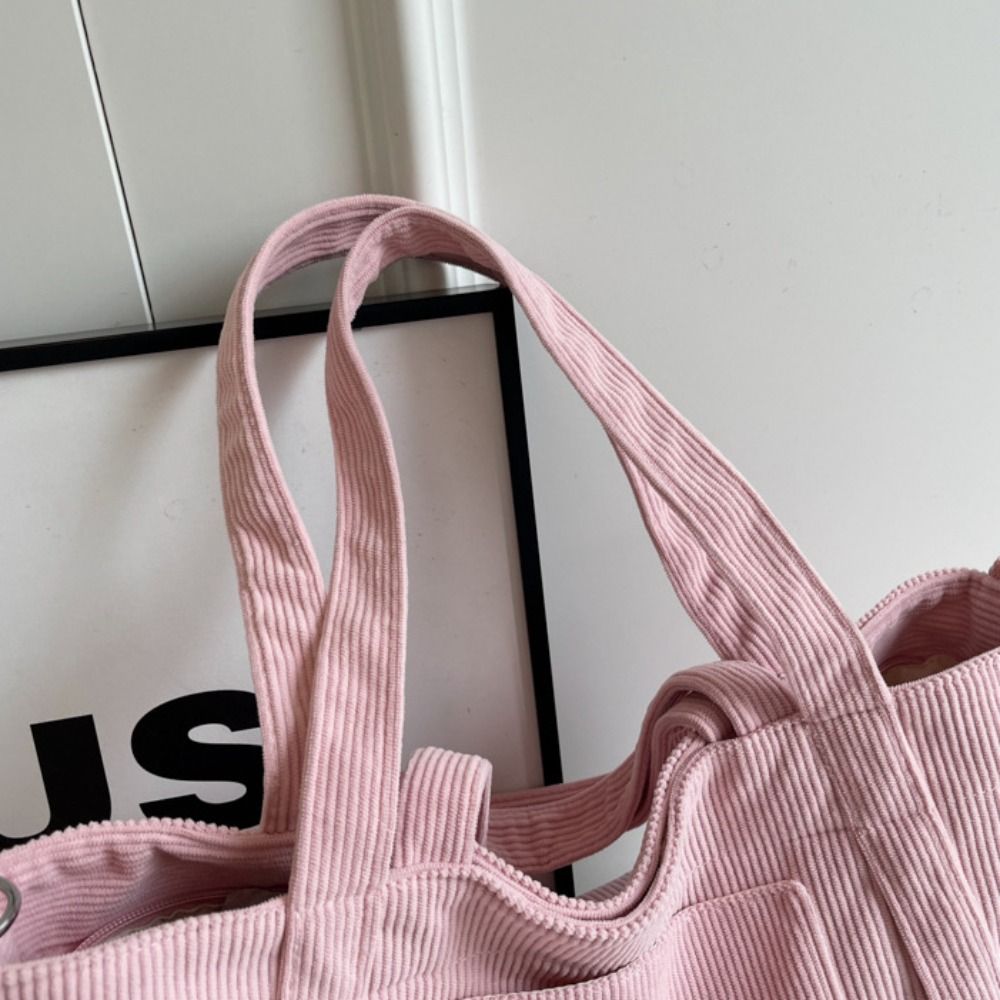 Casual cor sólida veludo bolsa - Shopper Tote Canvas avaliação e preço