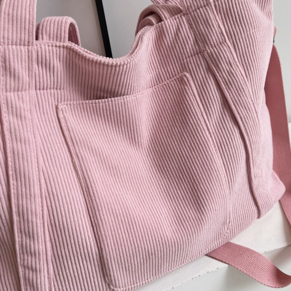 Casual cor sólida veludo bolsa - Shopper Tote Canvas avaliação e preço