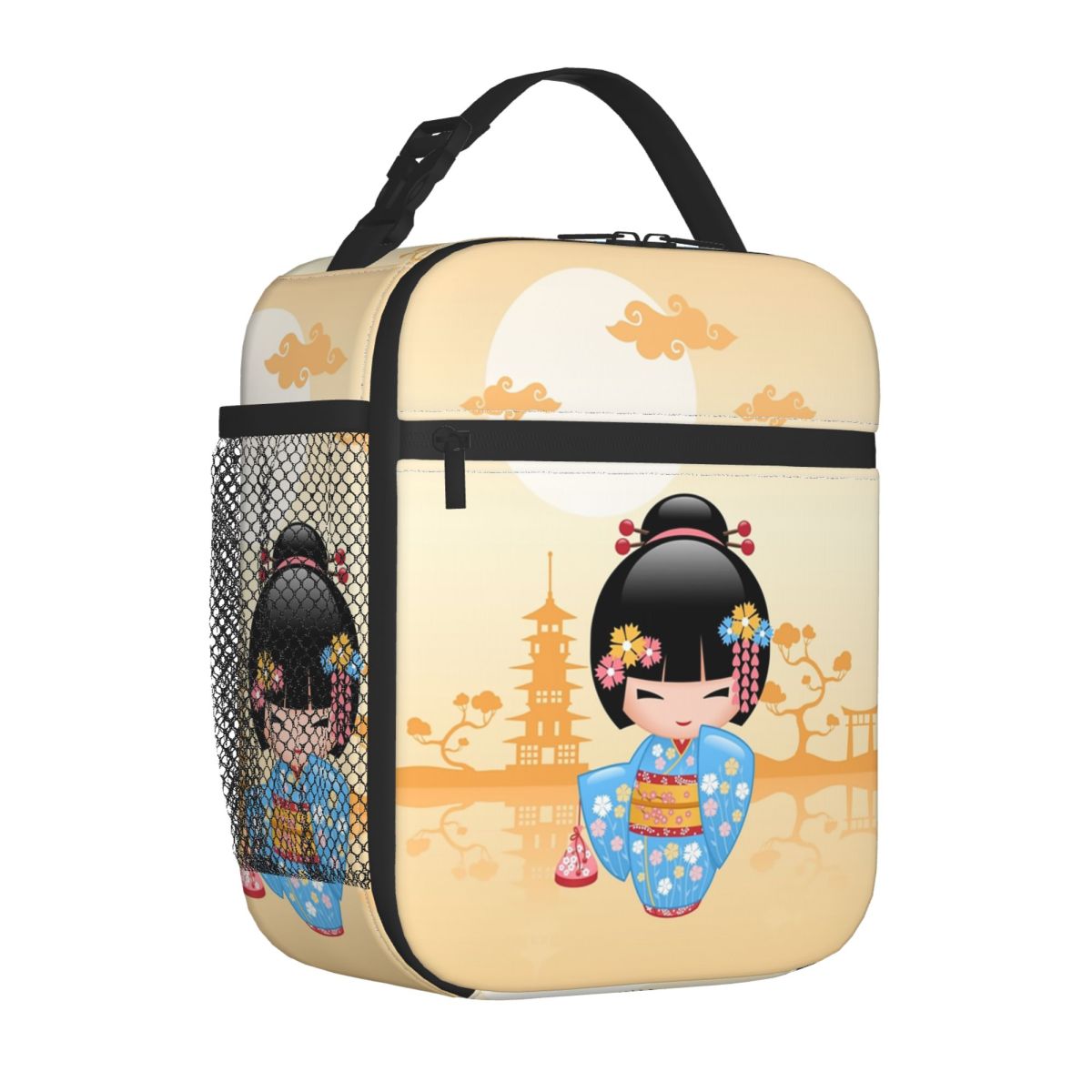 Japonês maiko kokeshi boneca i - Women Bags Vector avaliação e preço