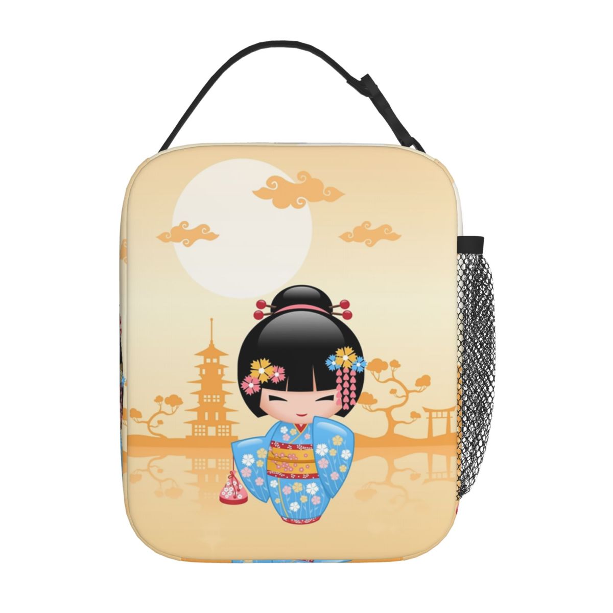 Japonês maiko kokeshi boneca i - Women Bags Vector avaliação e preço