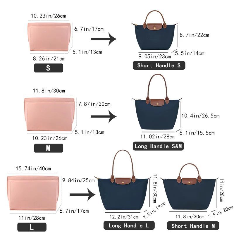 Organizador de Bolsa em Feltro - Women'S Bags Longchamp avaliação e preço