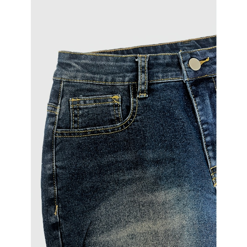 Saia Curta Jeans Retrô de Verã - Women'S Retro Bags avaliação e preço