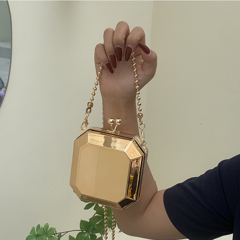 Mini luxo festa de ouro noite  - Women Bags Gold avaliação e preço