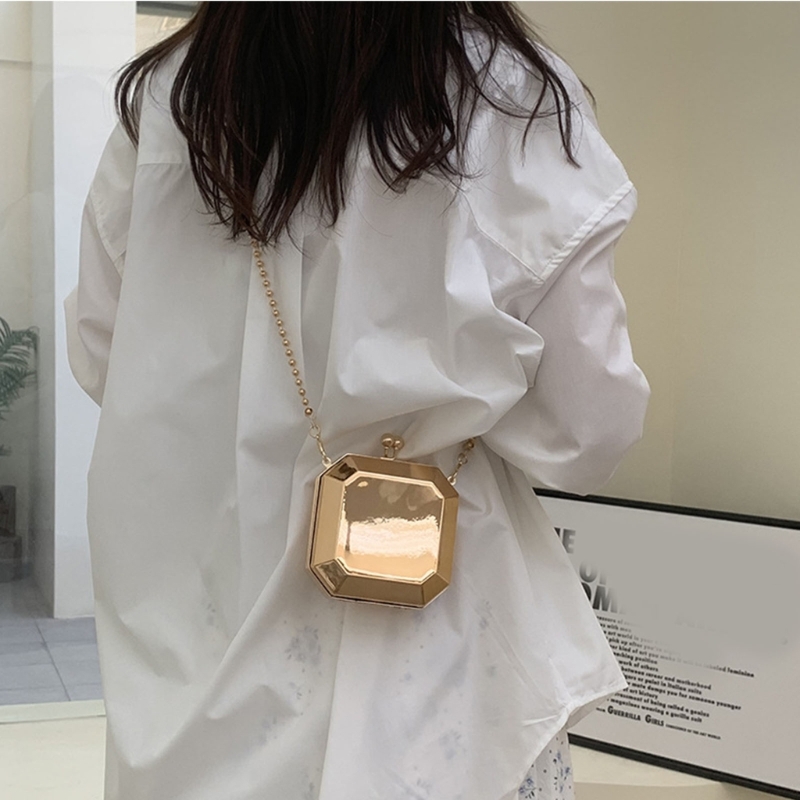 Mini luxo festa de ouro noite  - Women Bags Gold avaliação e preço