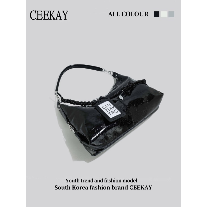 Bolsa Hobo de Couro Brilhante  - Women Bags 2026 Trends avaliação e preço