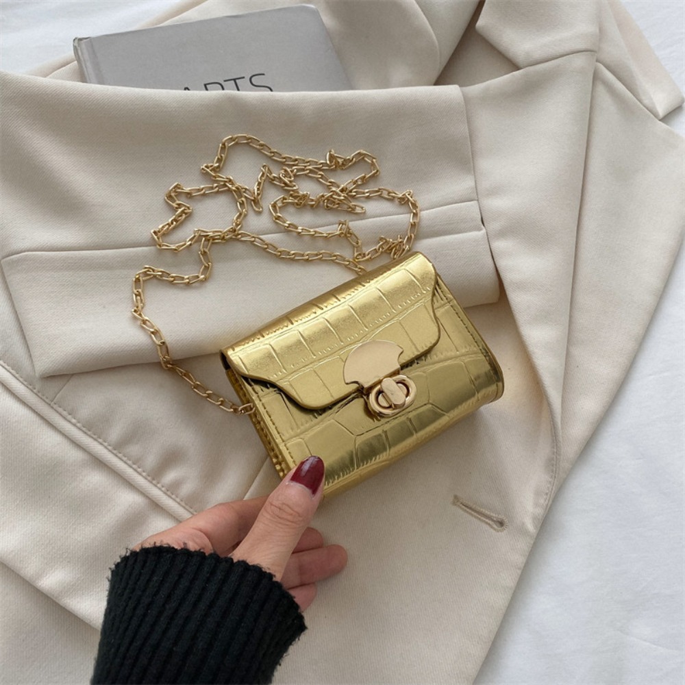 Mini Bolsa, Bolsa Niche Amarel - Women Bags Gold avaliação e preço