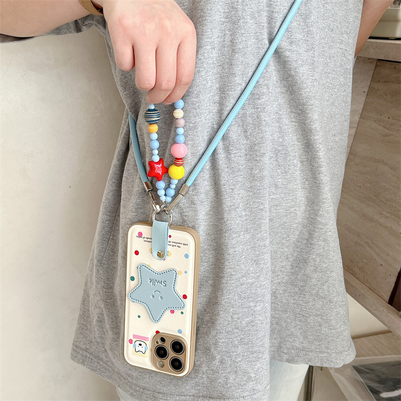 Cor bolinhas bonito estrela ca - Phone Bag Crossbody avaliação e preço
