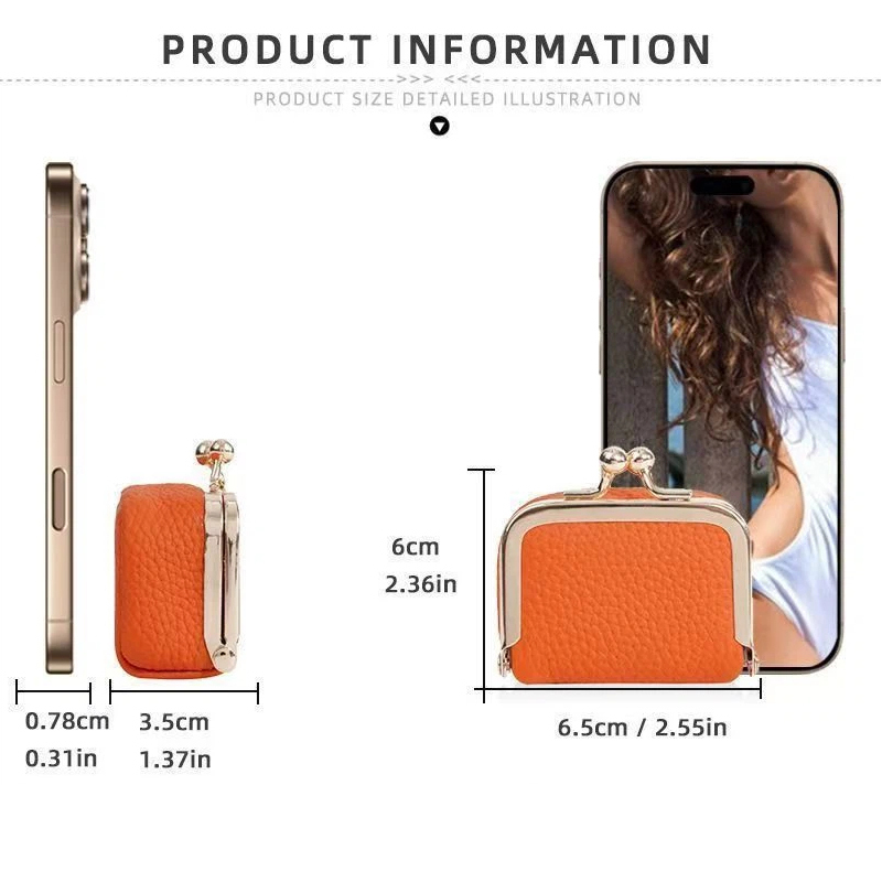 Mini Bolsa de Moedas de Couro  - Women Bags Gold avaliação e preço