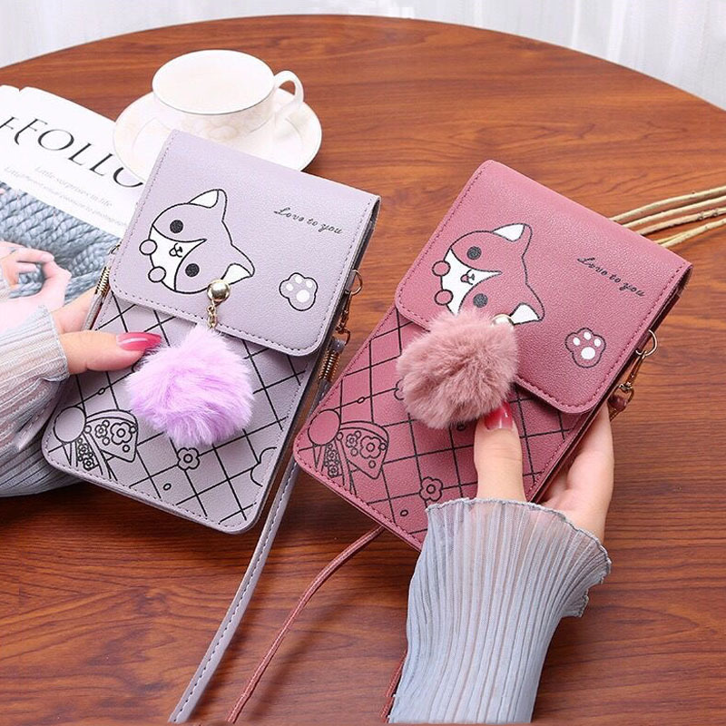 Bolsa de telefone com tela sen - Women Bags Leather avaliação e preço
