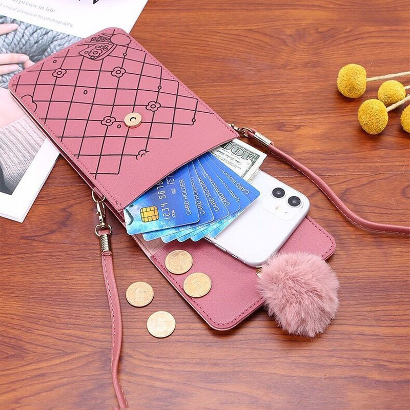Bolsa de telefone com tela sen - Women Bags Leather avaliação e preço