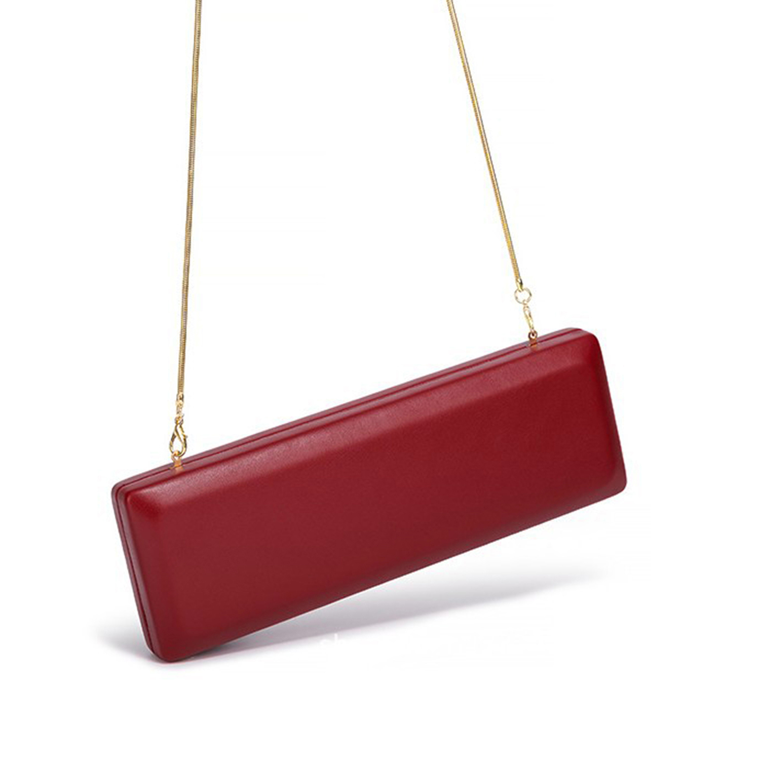 Bolsa de Noite Vermelha Elegan - Women Bags Gold avaliação e preço