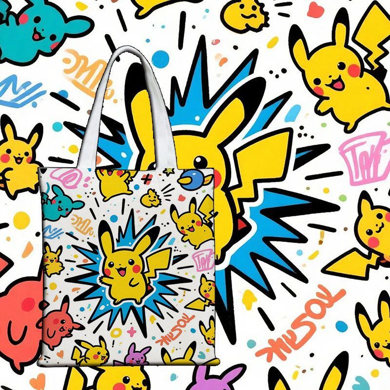 Bolsa de Lona Pokémon Fofa, Sa - Shopper Tote Canvas avaliação e preço