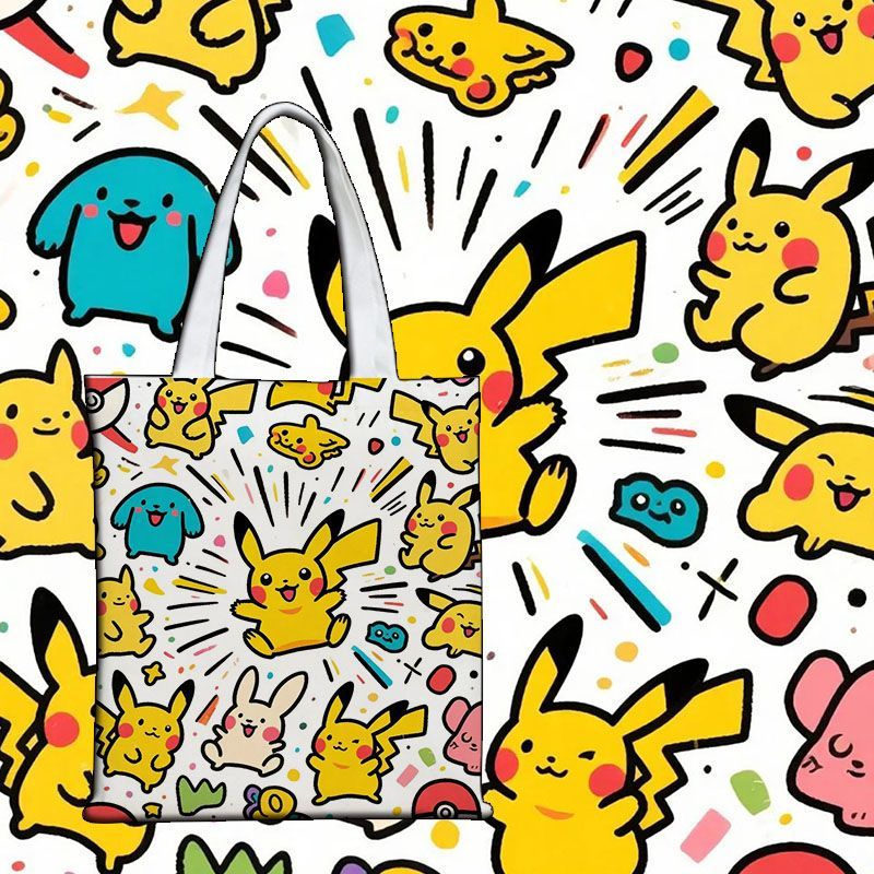 Bolsa de Lona Pokémon Fofa, Sa - Shopper Tote Canvas avaliação e preço