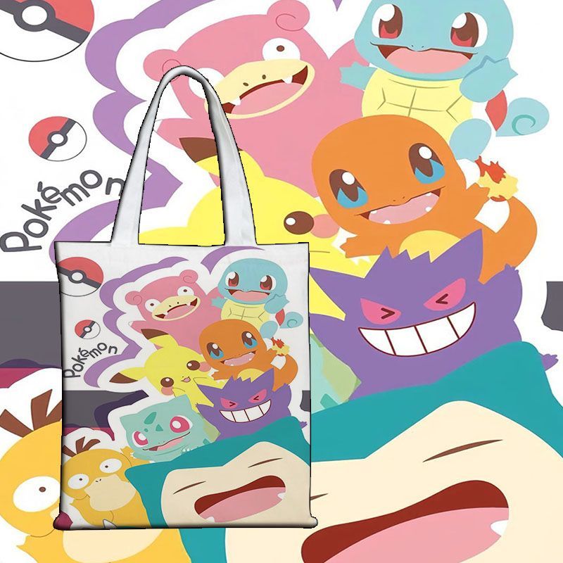 Bolsa de Lona Pokémon Fofa, Sa - Shopper Tote Canvas avaliação e preço