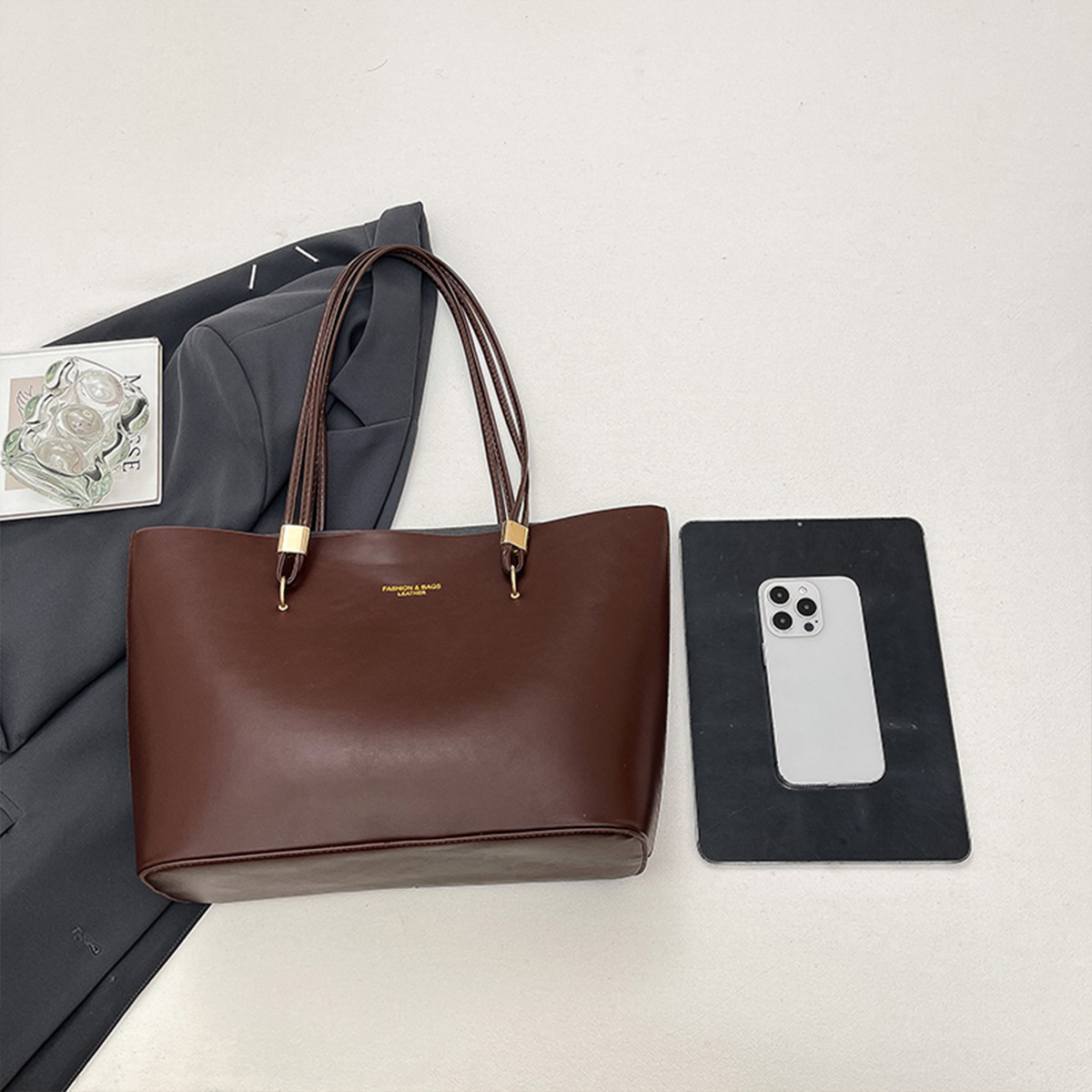Bolsa Tote de Moda para Uso Di - Women Bags Gold avaliação e preço
