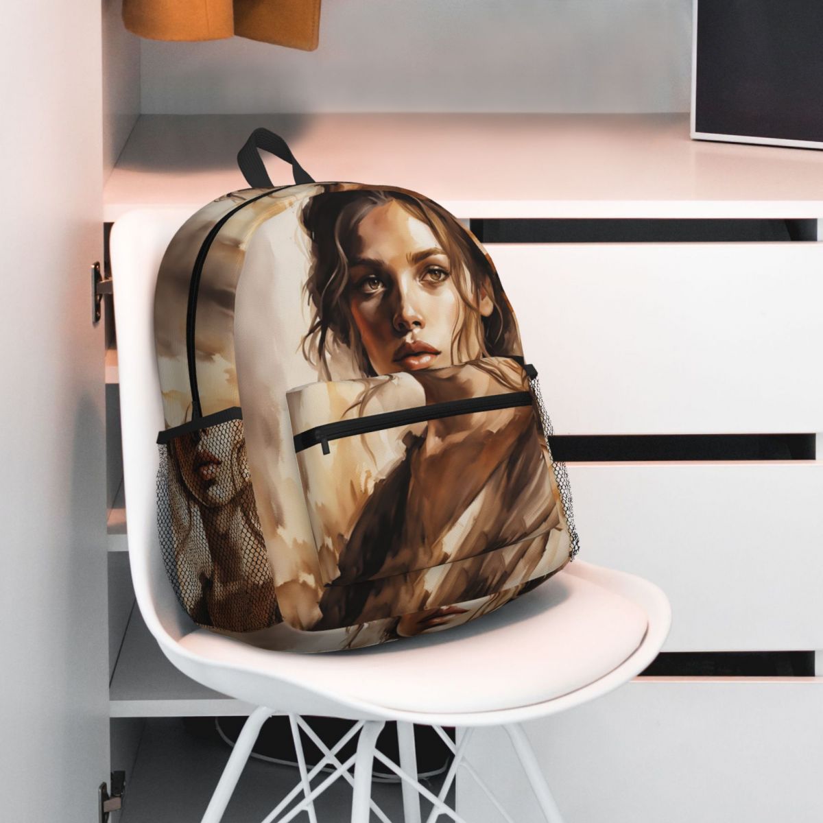 Menina ao lado pintura em aqua - Women Bags Next avaliação e preço