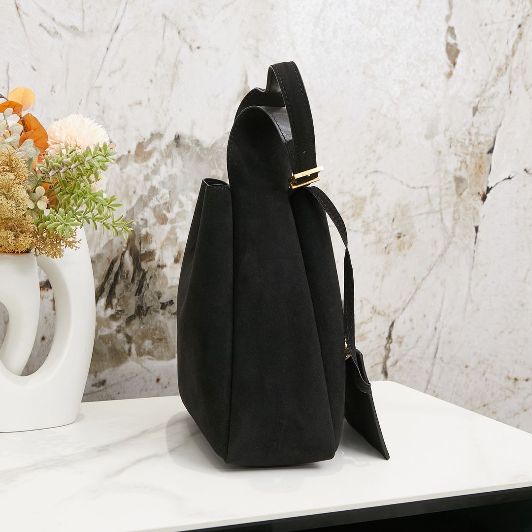 Bolsa Hobo Minimalista em Sued - Women Bags Leather avaliação e preço