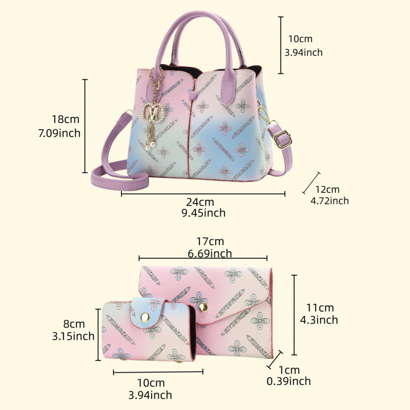 Conjunto de Bolsas Femininas e - Women Bags Gift avaliação e preço
